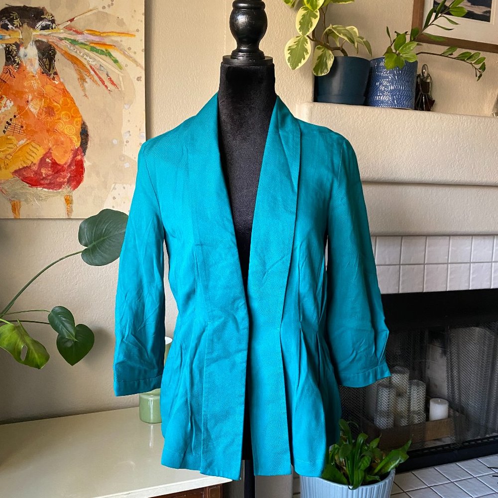 Lightweight Turquoise Blazer